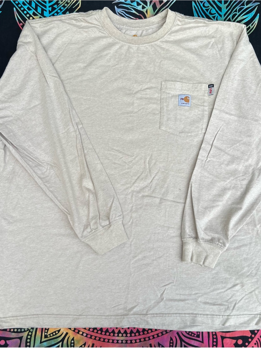 Carhartt Force FR Workwear Long Sleeve Pocket Tee